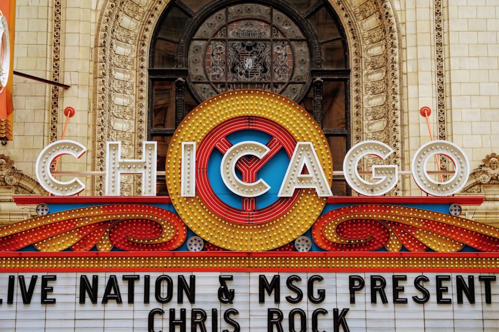 Chicago the Musical sign 