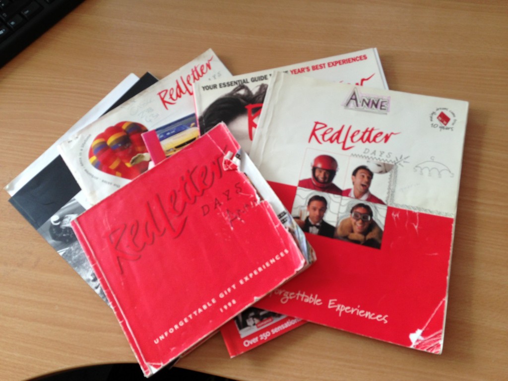 Old Red Letter Days Brochure