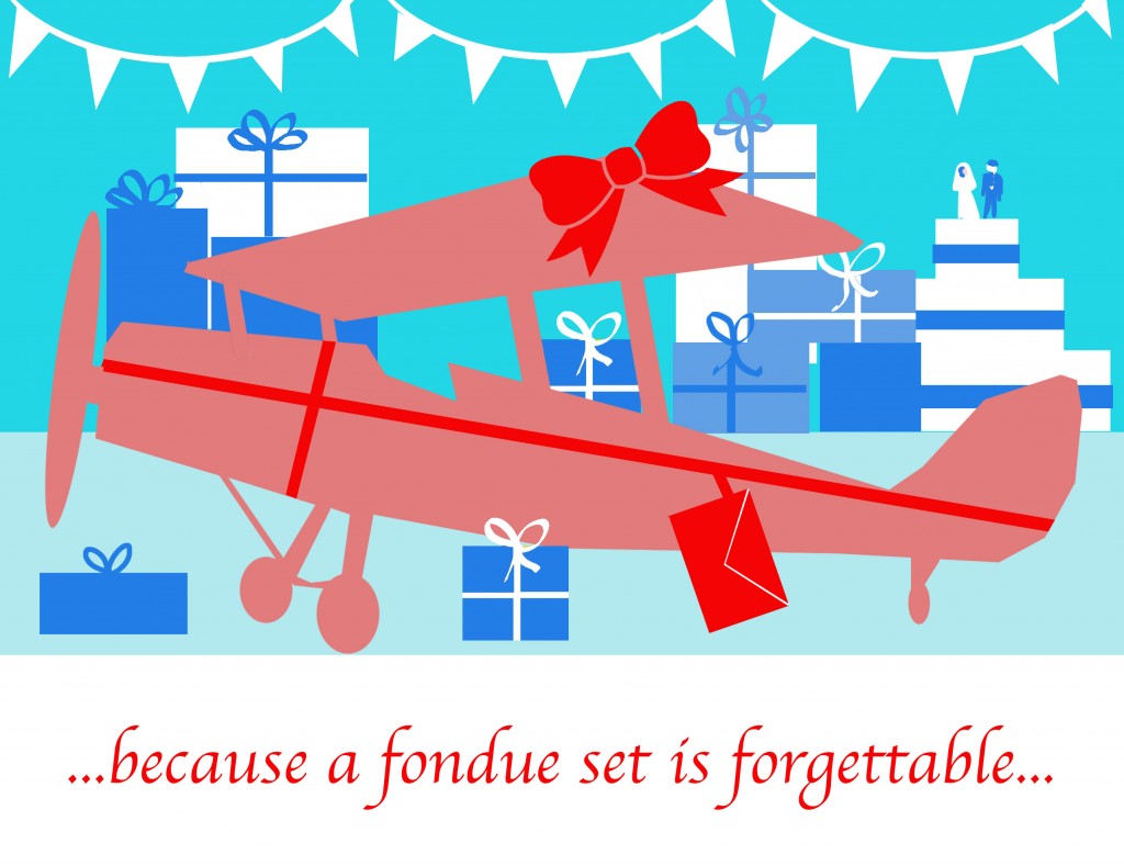 Wedding presents: flying experience