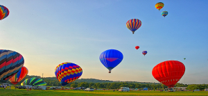 Hot air balloons