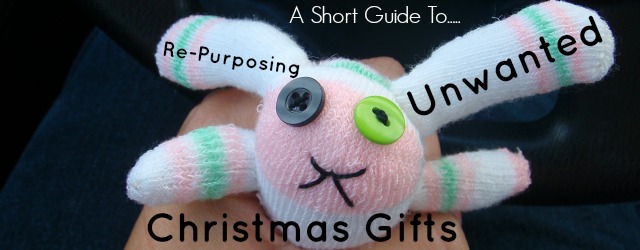 A guide to how to re-use and re-gift any unwanted Christmas gifts.