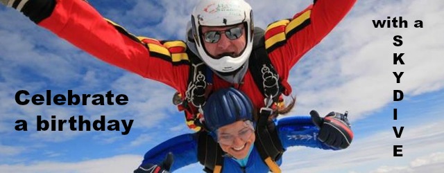 Skydiving is an excellent way to celebrate or mark any monumentous events - if you dare!