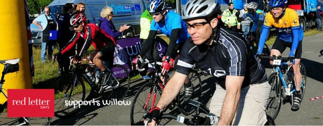 The Herts 100 bike ride which some of team RLD took part in for Willow Foundation.