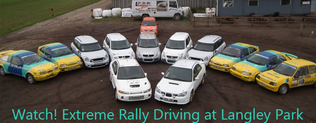 Experience some high adrenaline fun on this extreme rally driving day at Langley Park.