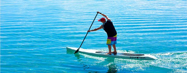 Paddleboarding adventurer Paul Hyman