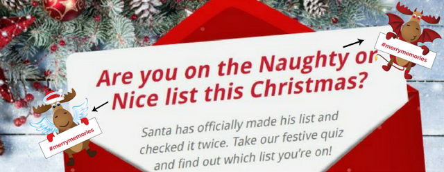 Are You on the Naughty or Nice List - Do our Christmas Quiz