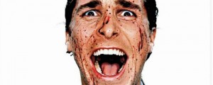 Actor Christian as his pivotal role in hit film American Psycho.