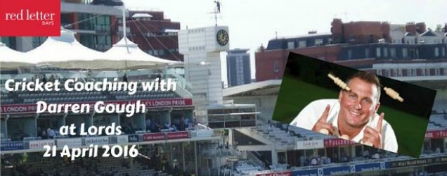 Darren Gough coaching at Lords