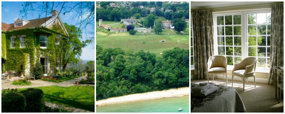 Three photographs of Priory Bay Hotel, The Isle of Wight.