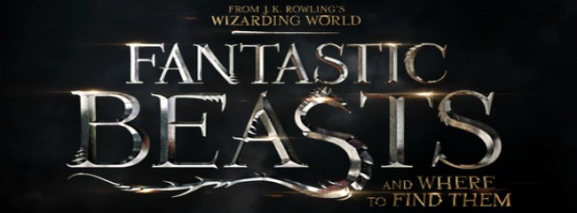 The logo for Fantastic Beasts and Where to Find Them by J.K Rowling