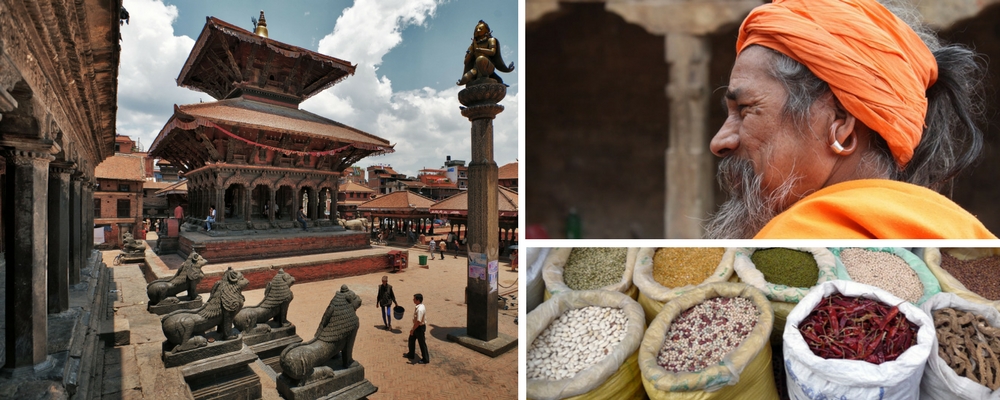 Pictures of Durbar Square in Kathmandu, Nepal.