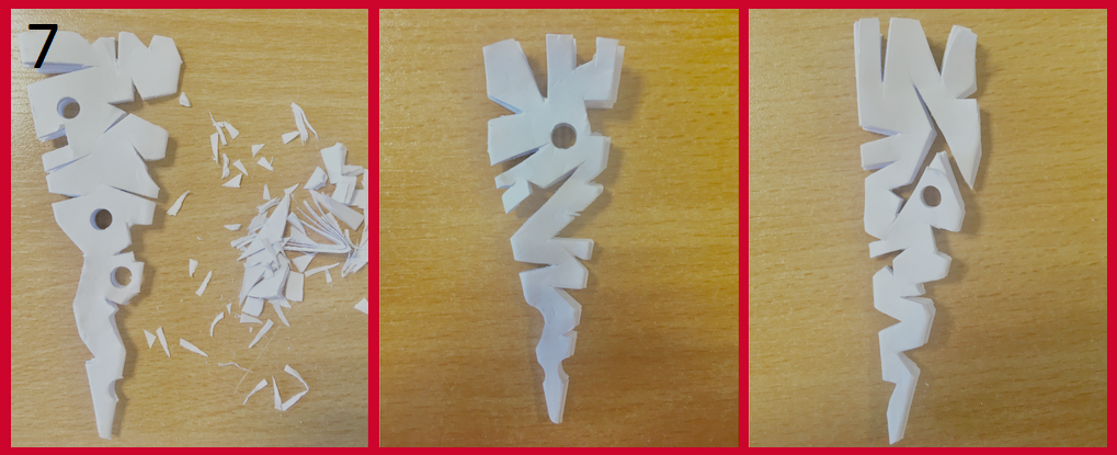 Folded snowflake doilies designs