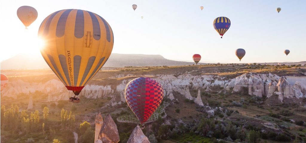 Hot air balloons