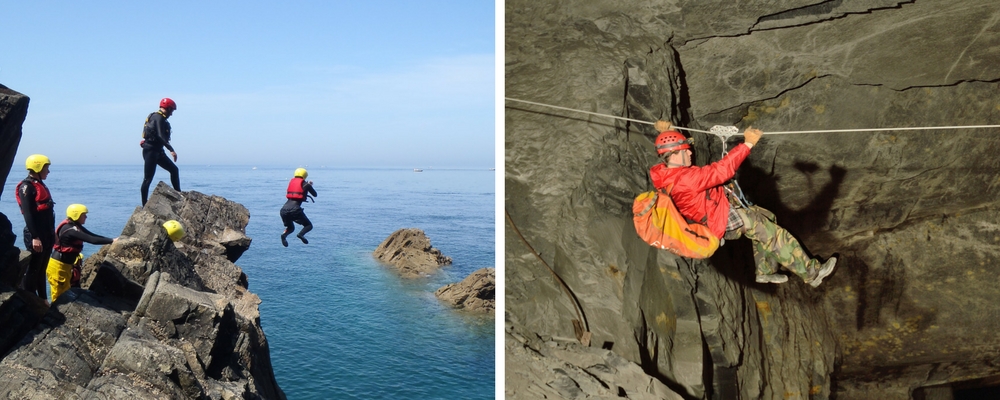 get fit coasteering and climbing