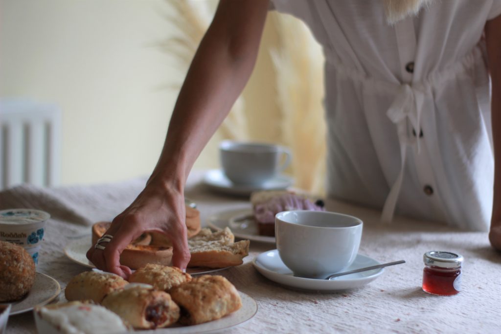 afternoon tea at home