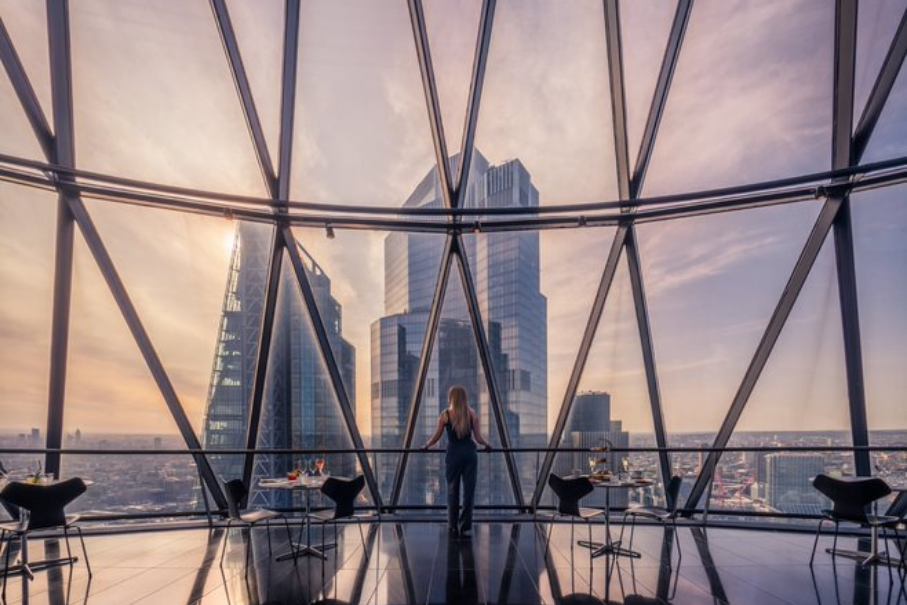 View at Searcys at the Gherkin